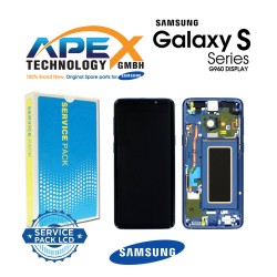 Samsung Galaxy S9 (SM-G960F) Lcd Display / Screen + Touch polaris Blue GH97-21696G