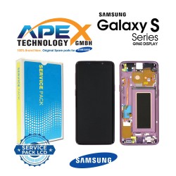 Samsung Galaxy S9 (SM-G960F) Lcd Display / Screen + Touch lilac Purple GH97-21696B