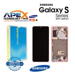 Samsung SM-G991 Galaxy S21 5G Lcd Display / Screen + Touch Violet ( No Camera ) GH82-27255B OR GH82-27256B