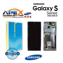 Samsung SM-S908 Galaxy S22 Ultra Lcd Display / Screen + Touch Burgundy +Btry GH82-27487B