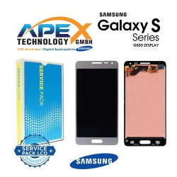 Samsung Galaxy Alpha (G850F) Lcd Display / Screen + Touch Silver GH97-16386E