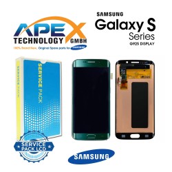 Samsung Galaxy S6 Edge (SM-G925F) Lcd Display / Screen + Touch Green GH97-17162E