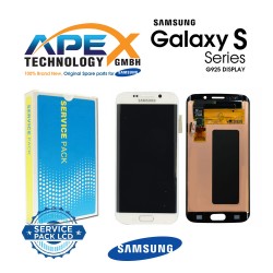 Samsung Galaxy S6 Edge (SM-G925F) Lcd Display / Screen + Touch White GH97-17162B