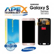 Samsung Galaxy S7 (SM-G930F) Lcd Display / Screen + Touch Pink GH97-18523E