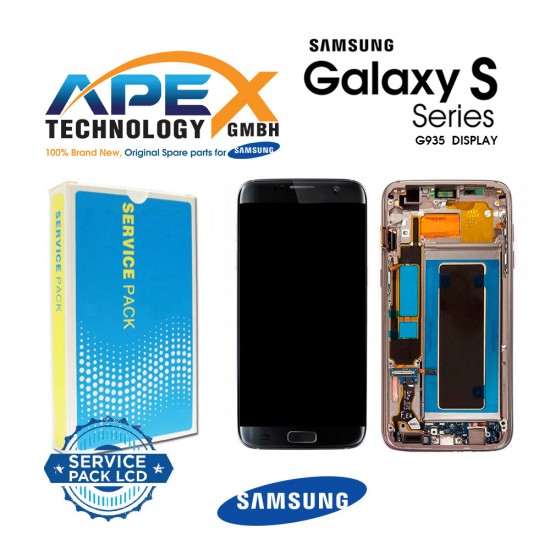 Samsung Galaxy S7 Edge (SM-G935F) Lcd Display / Screen + Touch + Battery Black GH82-13388A