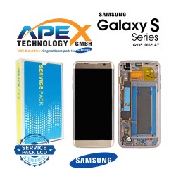 Samsung Galaxy S7 Edge (SM-G935F) Lcd Display / Screen + Touch Gold GH97-18533C