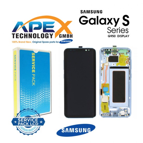 Samsung Galaxy S8 (SM-G950F) Lcd Display / Screen + Touch Blue GH97-20457D OR GH97-20458D OR GH97-20473D OR GH97-20629D