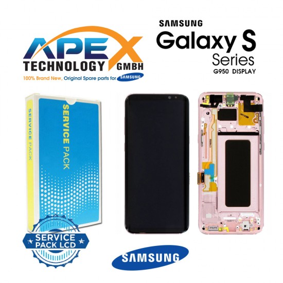 Samsung Galaxy S8 (SM-G950F) Lcd Display / Screen + Touch Pink GH97-20457E OR GH97-20458E OR GH97-20473E OR GH97-20629E