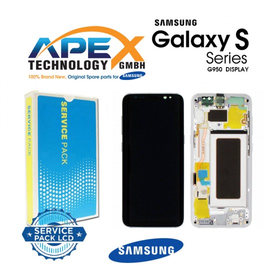 Samsung Galaxy S8 (SM-G950F) Lcd Display / Screen + Touch Silver GH97-20457B OR GH97-20458B OR GH97-20473B OR GH97-20629B