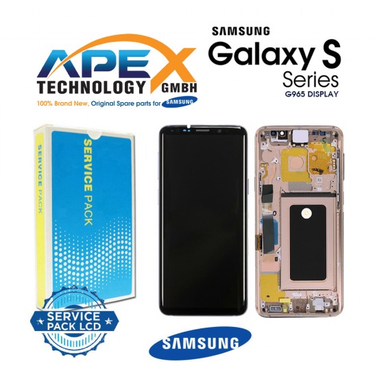 Samsung Galaxy S9 Plus (SM-G965F) Lcd Display / Screen + Touch Sunrise Gold GH97-21691E