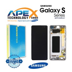 Samsung Galaxy S10 Plus (SM-G975F) Lcd Display / Screen + Touch ceramic White GH82-18849J
