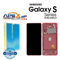 Samsung SM-G780 Galaxy S20 FE 4G Lcd Display / Screen + Touch - Cloud Red - GH82-24219E OR GH82-24220E