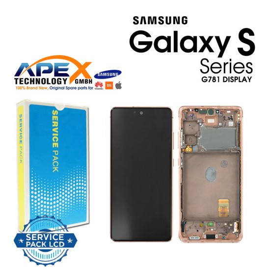 Samsung SM-G781 Galaxy S20 FE 5G Lcd Display / Screen + Touch - Cloud Orange - GH82-24214F OR GH82-24215F