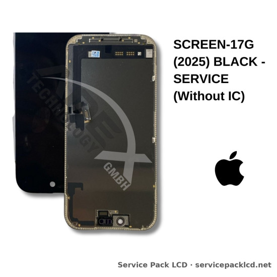 Apple SCREEN-17G (2025) BLACK - SERVICE (Without IC) A-285