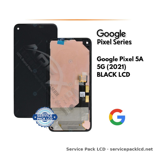 Google Pixel 5A 5G (2021) BLACK LCD G949-00138-01