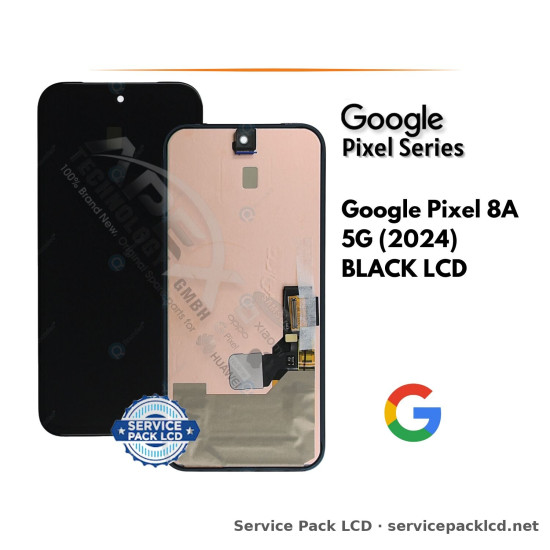 Google Pixel 8A 5G (2024) BLACK LCD G949-00767-00
