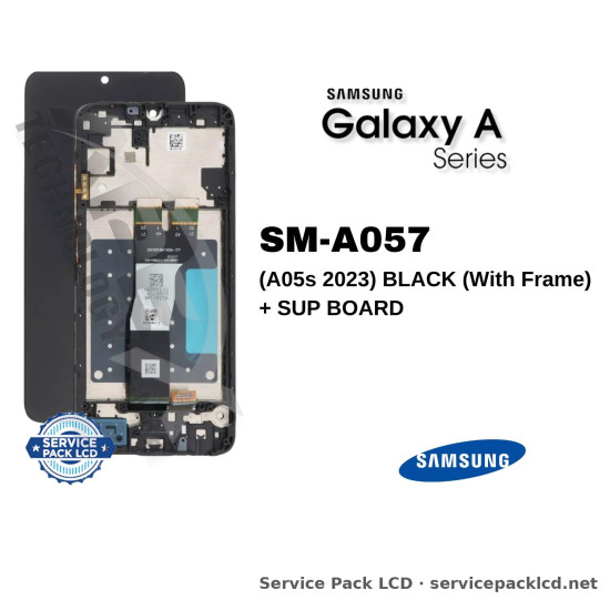Samsung Galaxy A05s LCD Screen Display Black (with Frame) GH83-10391A