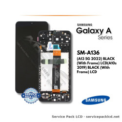 Samsung Galaxy A13 5G (SM-A136) LCD Screen Display - Black (with Frame) (Service Pack) – GH82-29077A