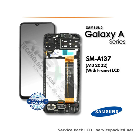 Samsung Galaxy A13 LCD Screen Display (with Frame) GH82-29227A