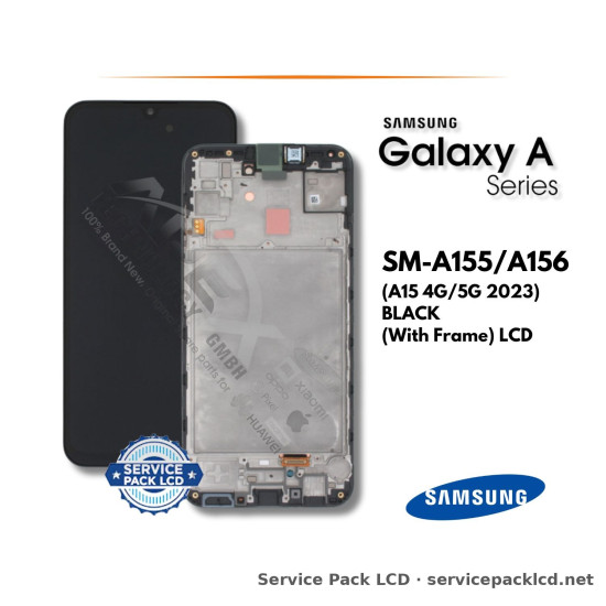 Samsung Galaxy A15 4G/5G LCD Screen Display Black GH82-33637A