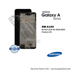 Samsung Galaxy A16 4G (SM-A165) LCD Screen Display - Black (with Frame) (Service Pack) – GH82-36253A