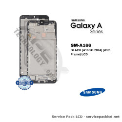 Samsung Galaxy A16 5G (SM-A166) LCD Screen Display - Black (with Frame) (Service Pack) – GH82-36143A