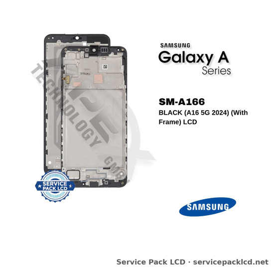 Samsung Galaxy A16 5G LCD Screen Display Black (with Frame) GH82-36143A