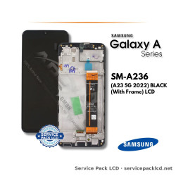 Samsung Galaxy A23 5G (SM-A236) LCD Screen Display - Black (with Frame) (Service Pack) – GH82-29734A