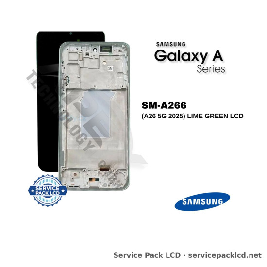 Samsung Galaxy A26 5G LCD Screen Display Lime Green GH82-37049C