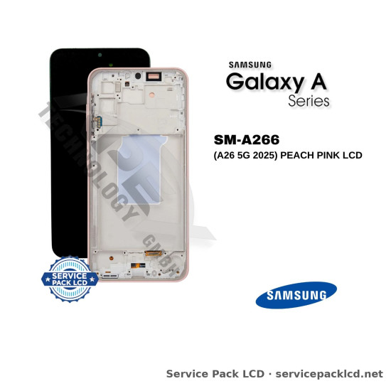 Samsung Galaxy A26 5G LCD Screen Display Peach Pink GH82-37049D