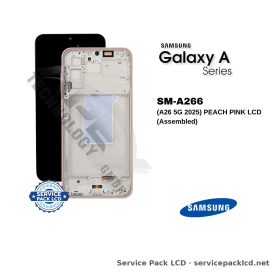 Samsung Galaxy A26 5G LCD Screen Display Peach Pink GH82-37049D