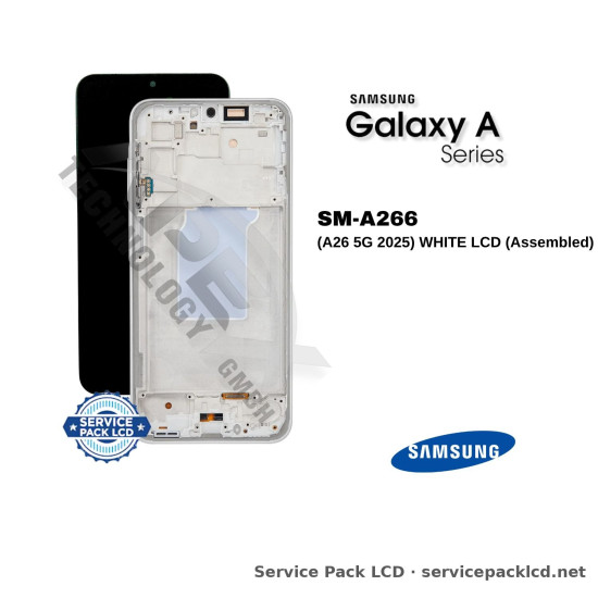 Samsung Galaxy A26 5G LCD Screen Display White GH82-37049B
