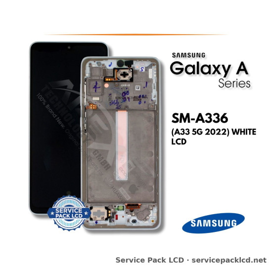 Samsung Galaxy A33 5G LCD Screen Display White GH82-28143B