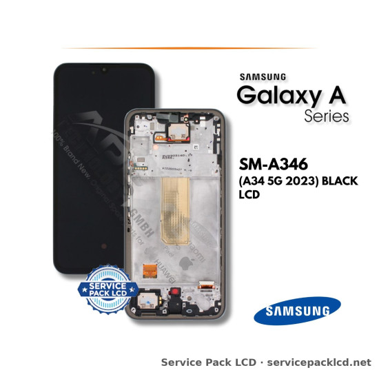 Samsung Galaxy A34 5G LCD Screen Display Black GH82-31200A