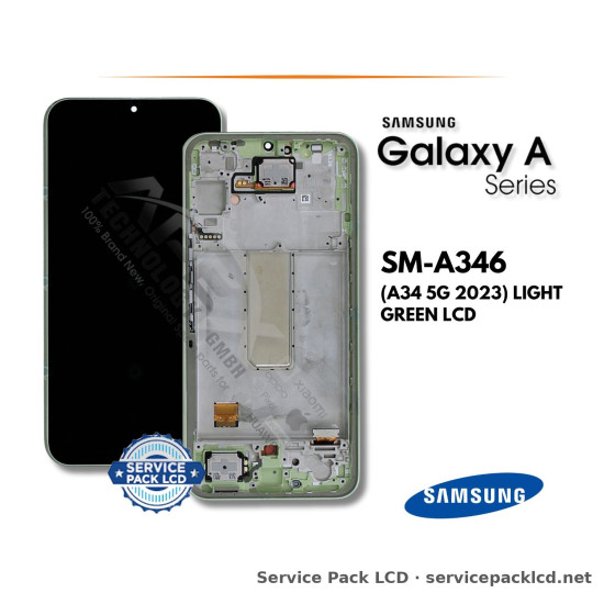 Samsung Galaxy A34 5G LCD Screen Display Light Green GH82-31200C