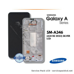 Samsung Galaxy A34 5G (SM-A346) LCD Screen Display - Silver (Service Pack) – GH82-31200B