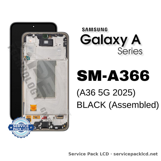 Samsung Galaxy A36 5G LCD Screen Display Black GH82-36841A