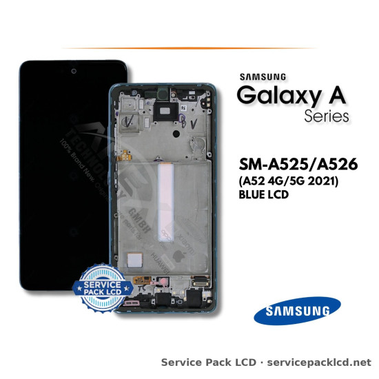 Samsung Galaxy A52 4G/5G LCD Screen Display Blue GH82-25524B