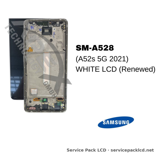 Samsung Galaxy A52s 5G LCD Screen Display White GH82-26861D