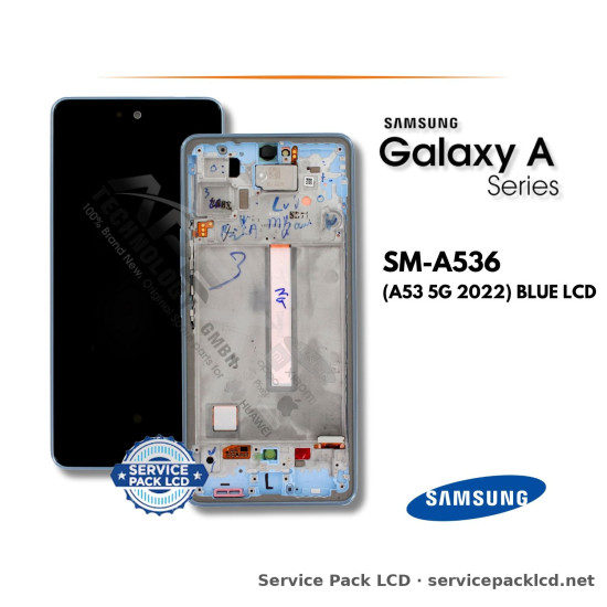 Samsung Galaxy A53 5G LCD Screen Display Blue GH82-28024C