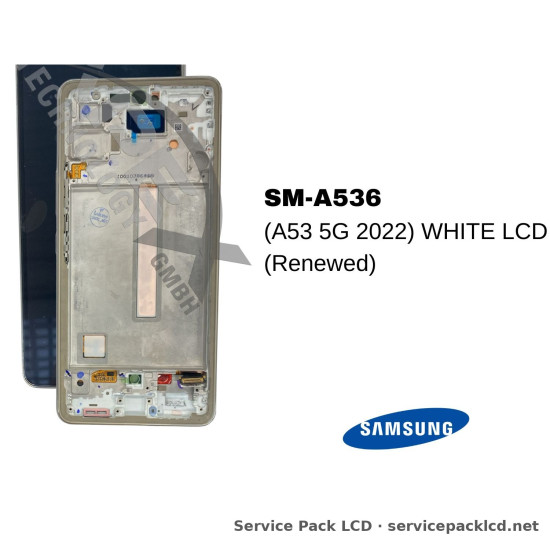 Samsung Galaxy A53 5G LCD Screen Display White GH82-28024B