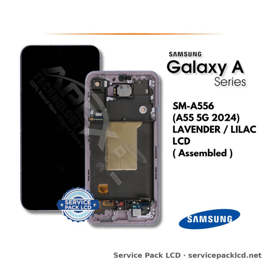 Samsung Galaxy A55 5G LCD Screen Display Lavender / Lilac GH82-34305C