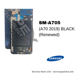 Samsung Galaxy A70 (SM-A705) LCD Screen Display - Black (with Frame) (Service Pack) – GH82-19747A