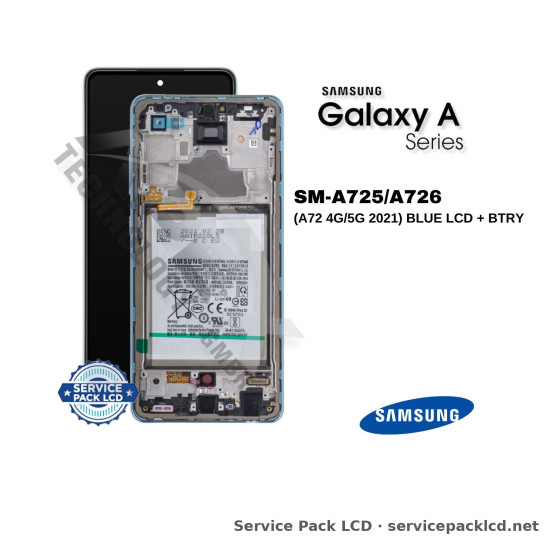 Samsung Galaxy A72 4G/5G LCD Screen Display Blue GH82-25541B