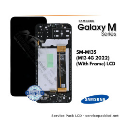 Samsung Galaxy M13 4G (SM-M135) LCD Screen Display - (with Frame) (Service Pack) – GH82-29132A