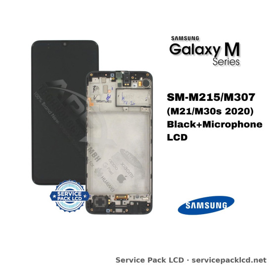 Samsung Galaxy M21/M30s LCD Screen Display Black + Microphone GH82-22509A