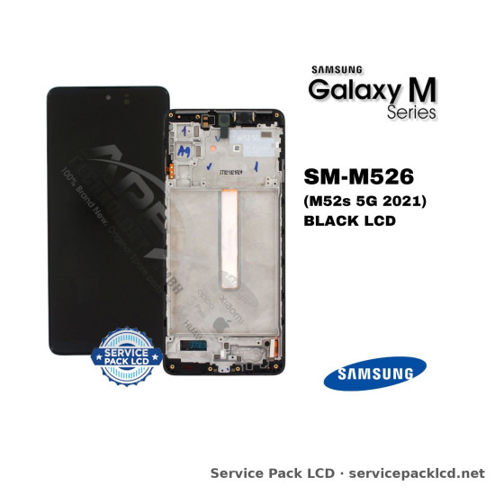 Samsung Galaxy M52s 5G LCD Screen Display Black GH82-27091A
