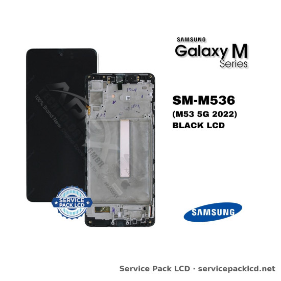 Samsung Galaxy M53 5G LCD Screen Display Black GH82-28812A