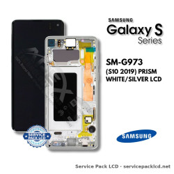 Samsung Galaxy S10 (SM-G973) LCD Screen Display - Prism White/silver (Renewed) – GH82-18850B