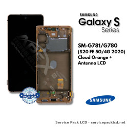Samsung Galaxy S20 FE 5G/4G (SM-G781/G780) LCD Screen Display - Cloud Orange + Antenna (Service Pack) – GH82-24214F